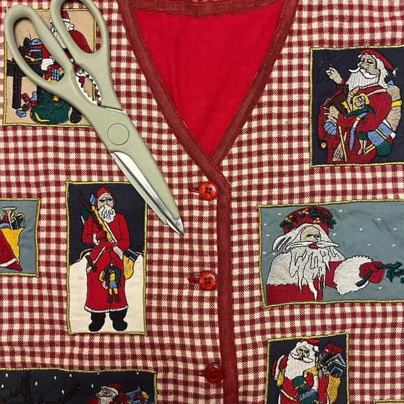 Westbound Christmas Vest LG Santa - Picture 10 of 11